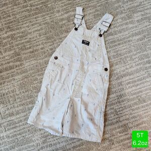 OshKosh B'gosh short anchor overalls blue size 5T